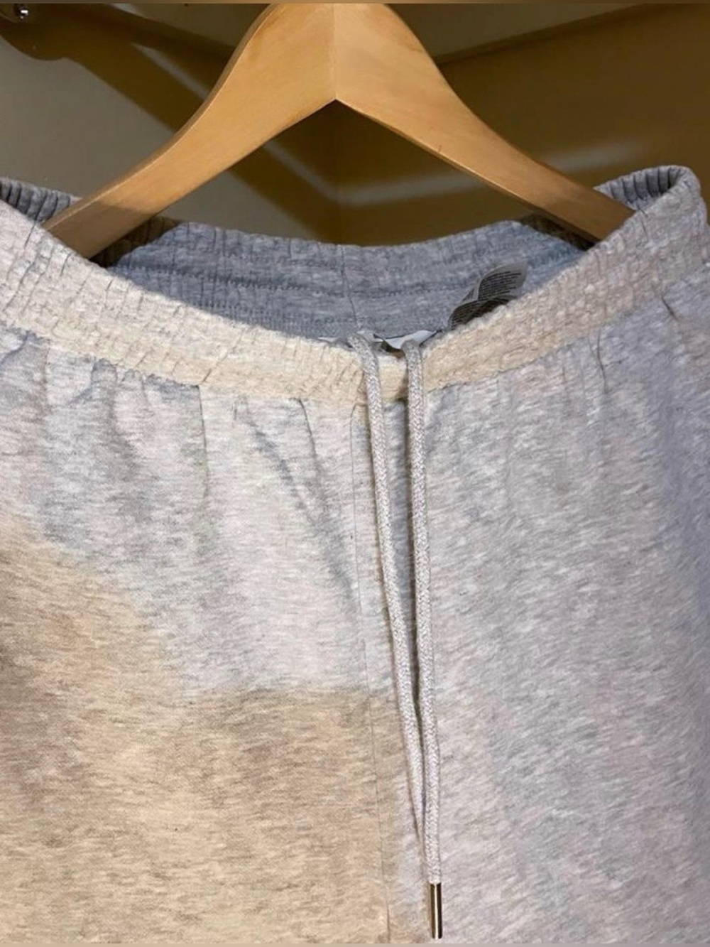 H&M Light Gray Drawstring Joggers